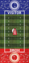 Load image into Gallery viewer, Game Day Tailgate Experience logo on a custom Fozzy Football game surface