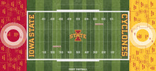 Load image into Gallery viewer, Iowa State Cyclones' football field at Jack Trice Stadium custom Fozzy Football game graphic