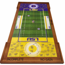 Load image into Gallery viewer, The LSU wood-framed custom Fozzy Football game