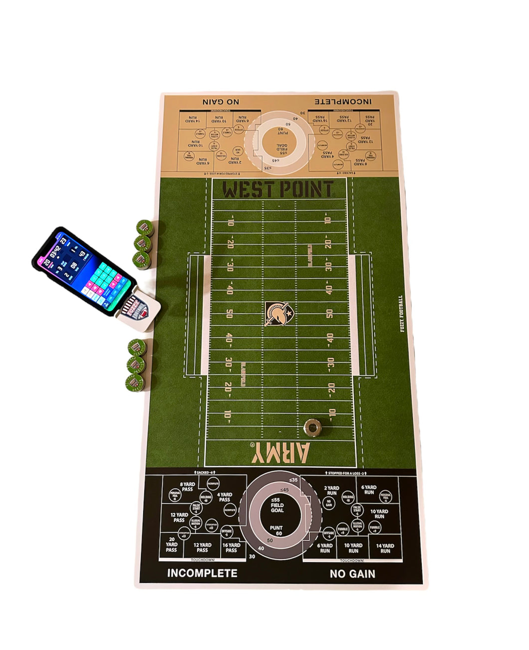 Army Black Knights - Fozzy Football Board Game