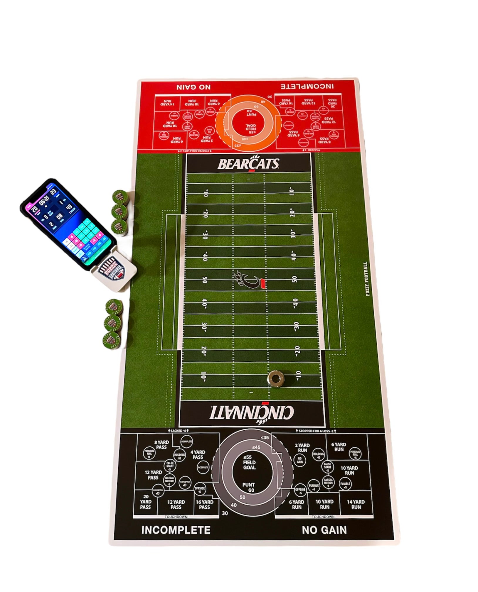 Cincinnati Bearcats - Fozzy Football Board Game – Omnibron Inc