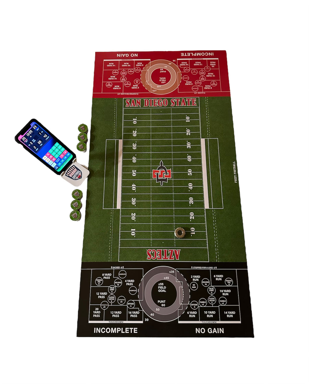 San Diego State Aztecs - Fozzy Football Board Game