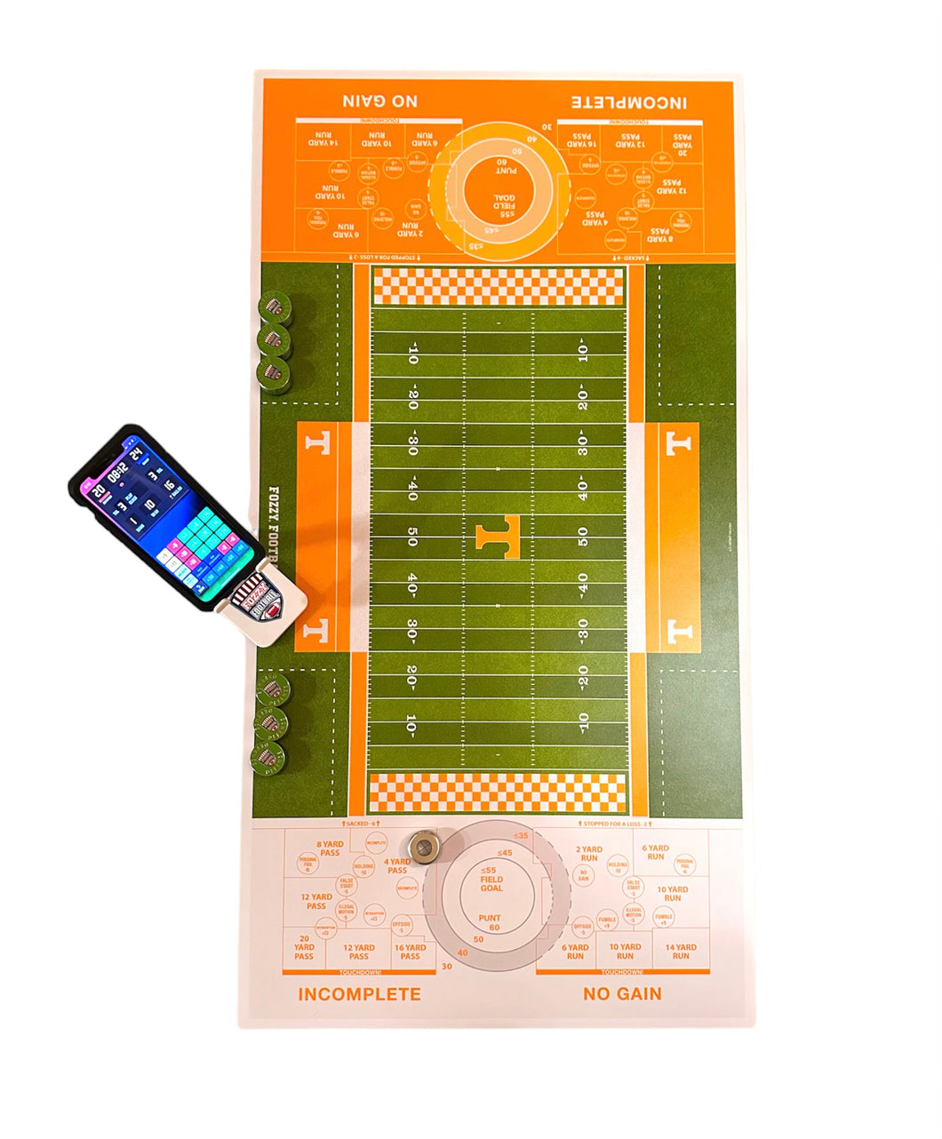 Tennessee Volunteers - Fozzy Football Board Game