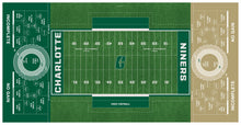 Load image into Gallery viewer, UNC Charlotte 49ers - Custom Fozzy Football Game mat
