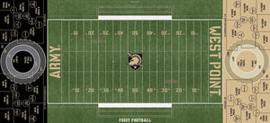 Army Black Knights custom Fozzy Football game surface
