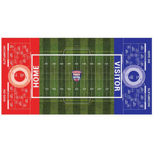 Load image into Gallery viewer, Fozzy Football custom game graphic for roll up game mats
