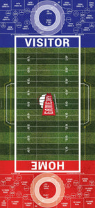 Game Day Tailgate Experience logo on a custom Fozzy Football game surface