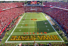 Load image into Gallery viewer, Iowa State football field at Jack Trice Stadium 
