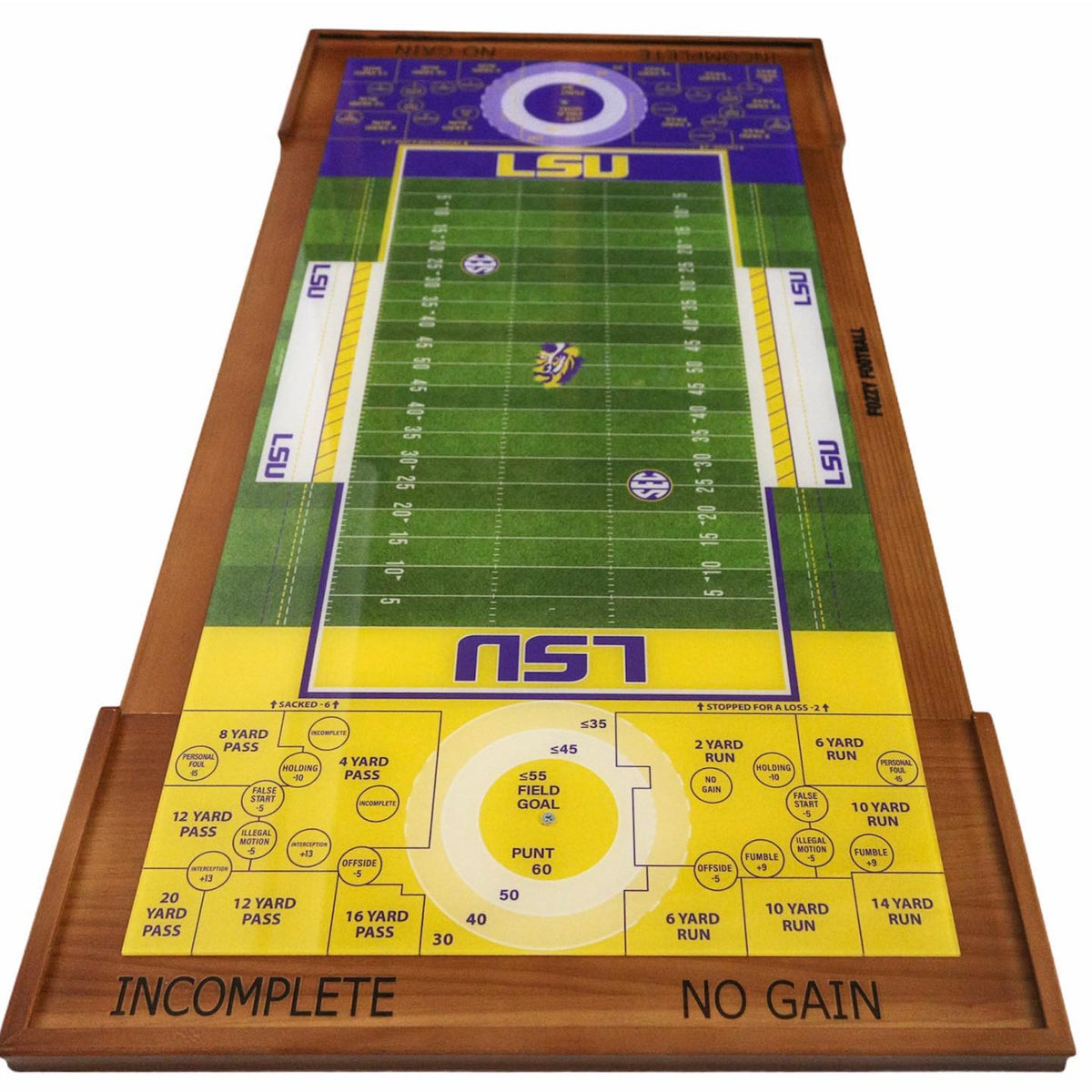 LSU Tigers Fozzy Football Board Game Omnibron Inc. / Fozzy Football