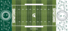 Load image into Gallery viewer, Michigan State Spartans&#39; home field at Spartan Stadium custom Fozzy Football game surface
