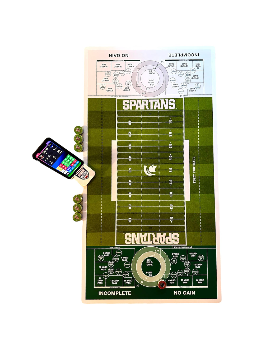 Michigan State Spartans Fozzy Football game mat