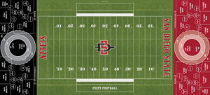 San Diego State Aztecs football field at Aztec Stadium - custom Fozzy Football game surface