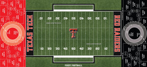 Texas Tech Red Raiders' field at Jones AT&T Stadium - custom Fozzy Football game surface