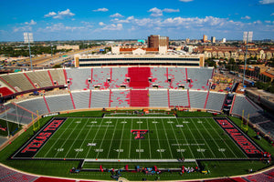 Texas Tech Red Raiders' field at Jones AT&T Stadium