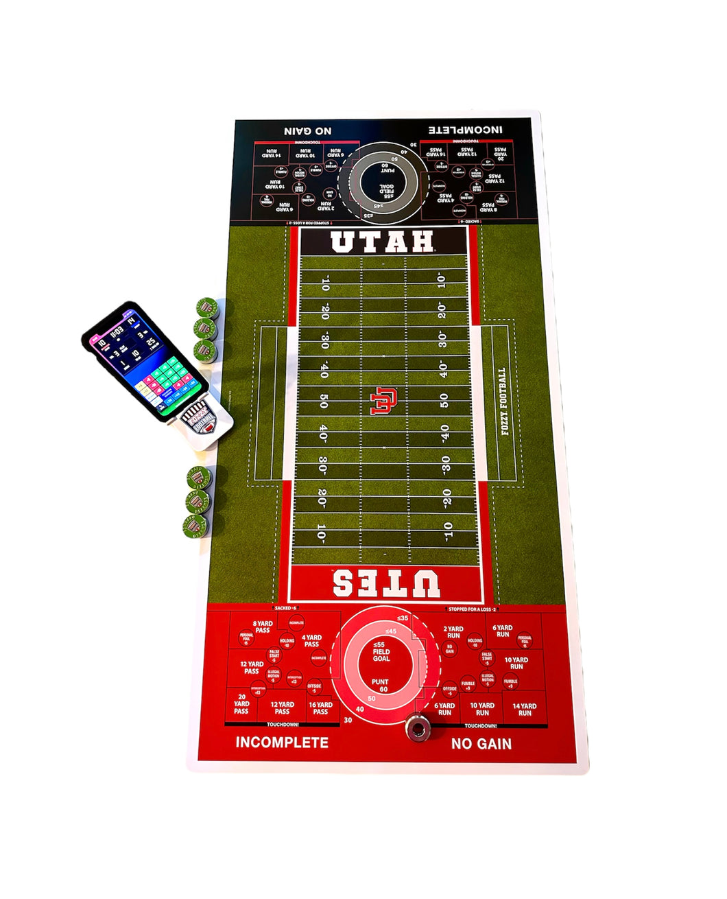 Utah Utes Fozzy Football game mat