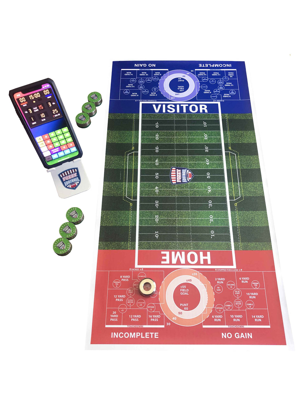 Fozzy Football Best Tailgate Game, Table Top Game, Board Game