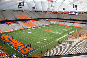 Syracuse Orange football field in the Carrier Dome